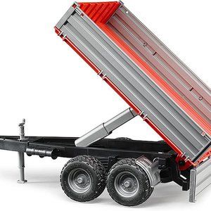 NEW Bruder 02019 Tipping Trailer Toy  w/Hitch Farm Tractors, Construction